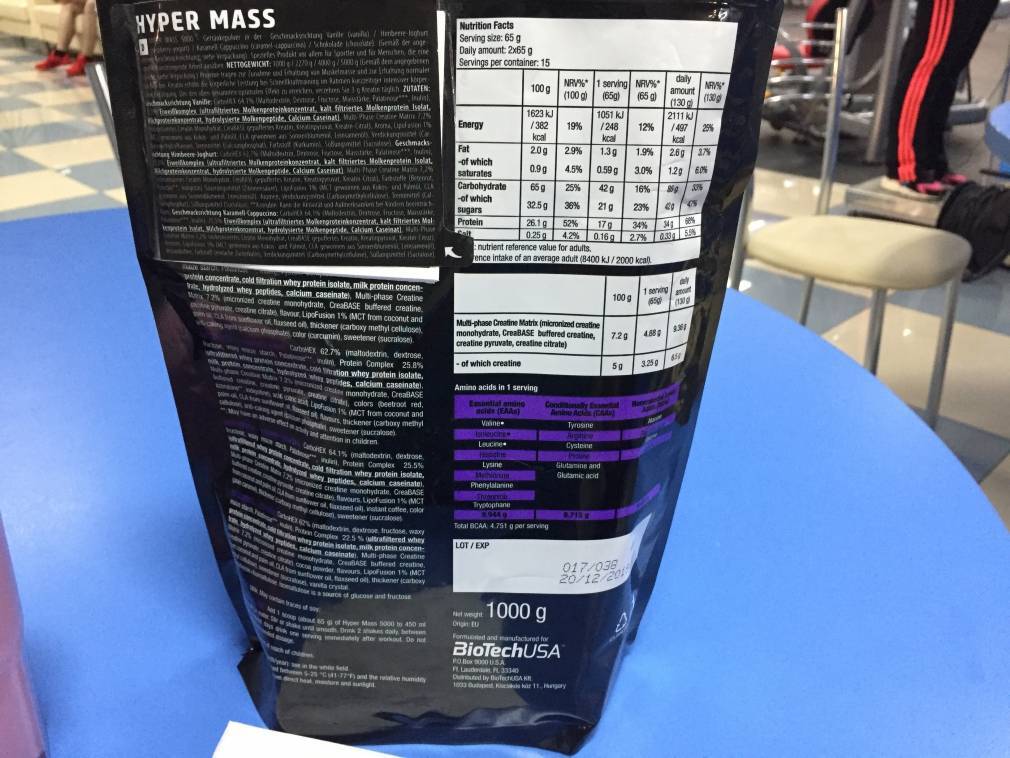 Biotech usa hyper mass