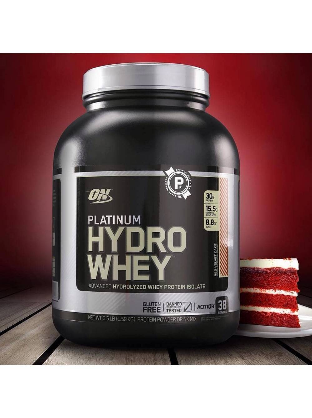 Optimum nutrition platinum hydrowhey protein powder, 100% hydrolyzed whey protein isolate powder, flavor: turbo chocolate, 3.61 pounds