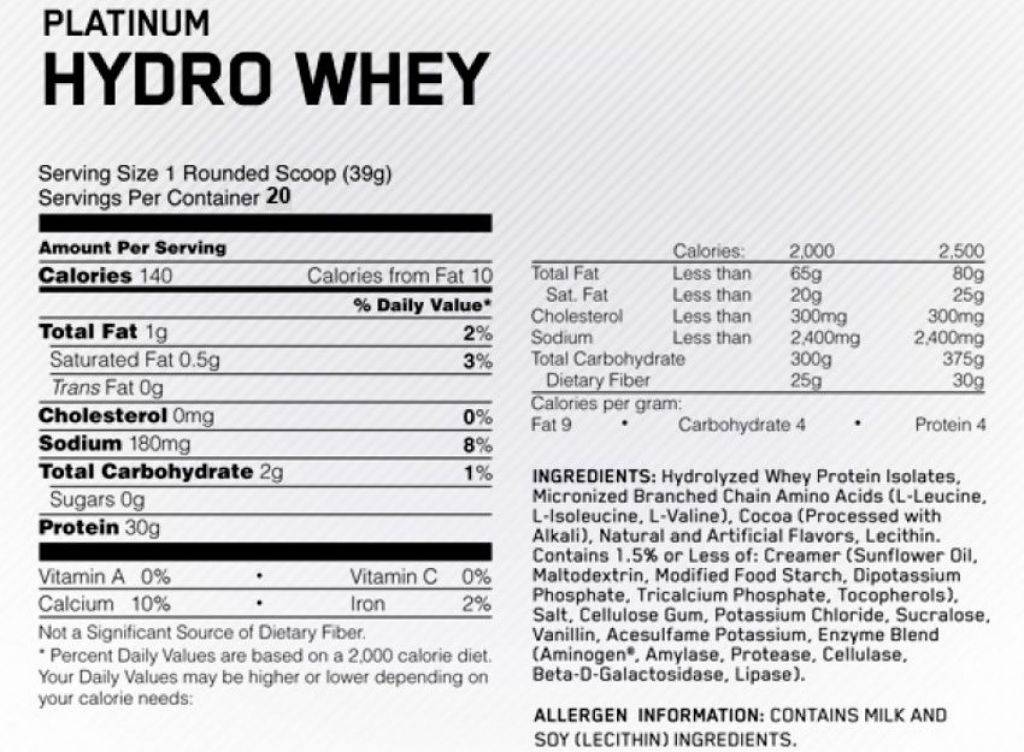 Optimum nutrition platinum hydrowhey protein powder, 100% hydrolyzed whey protein isolate powder, flavor: turbo chocolate, 3.61 pounds
