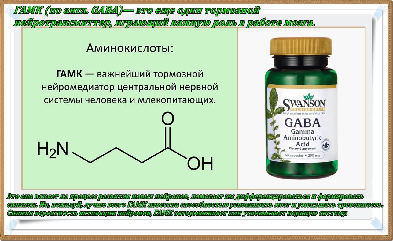 Гамк (гамма-аминомасляная кислота, gaba): что это такое, показания и противопоказания, список препаратов, отзывы врачей