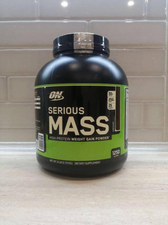 Обзор гейнеров optimum nutrition: serious mass и pro gainer