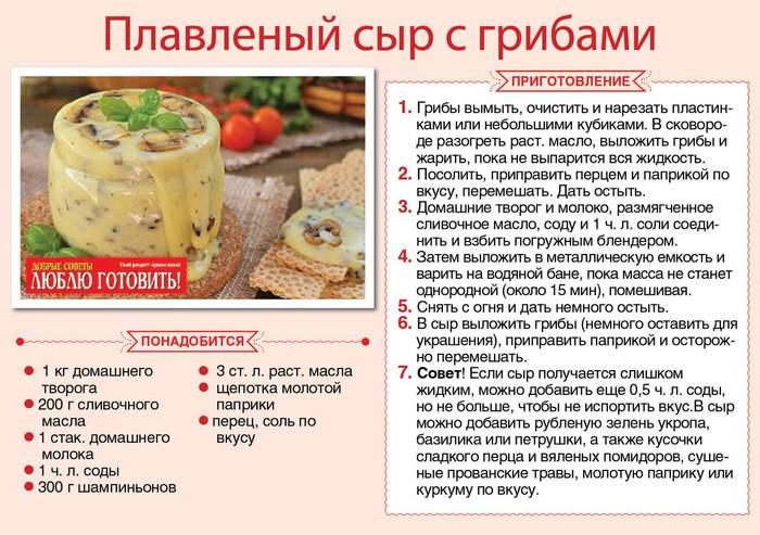 Плавленный сыр из творога в домашних условиях: рецепт с фото пошагово, как сделать