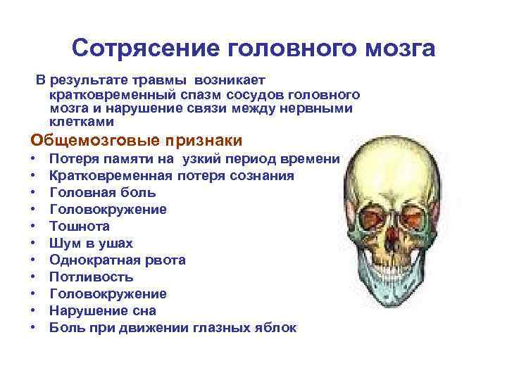Сотрясение головного мозга: как проявляется, что делать, насколько серьезно