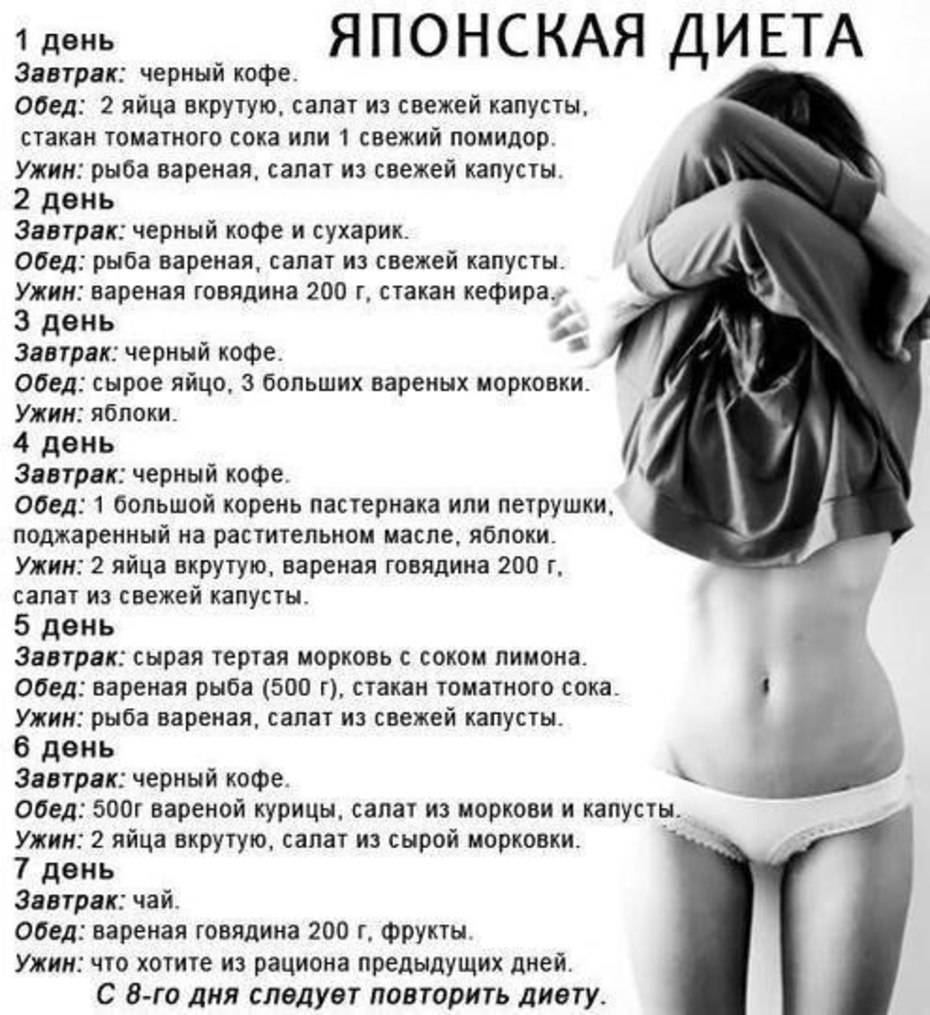 диета на 9 дней меню на каждый день