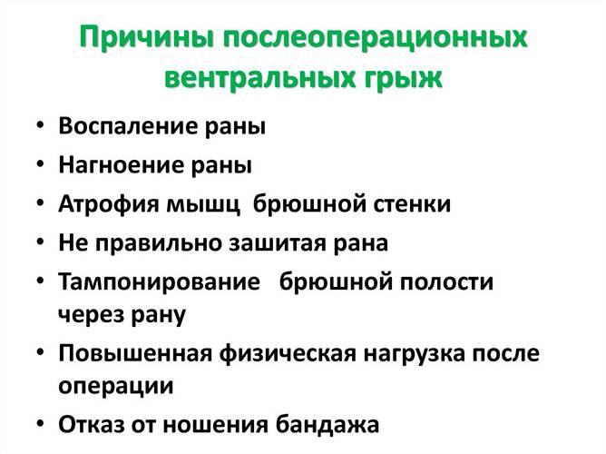 Грыжи: основные виды и лечение