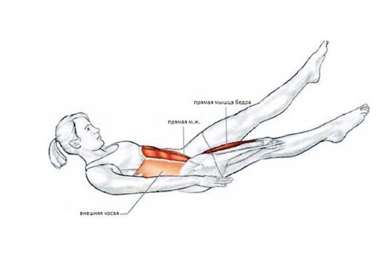 Упражнение ласточка какие мышцы работают
