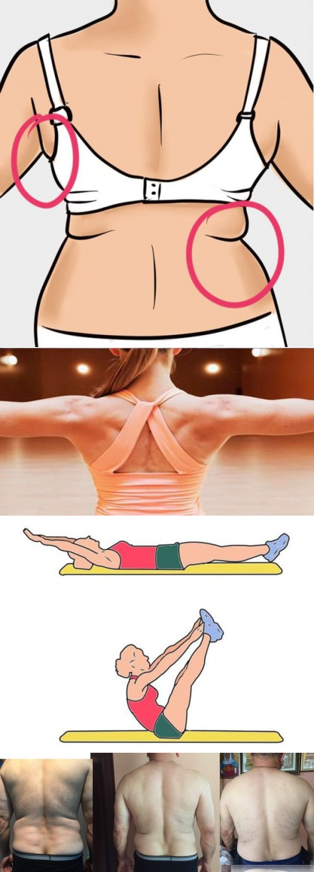 Как убрать жир со спины: упражнения для похудения спины в домашних условиях