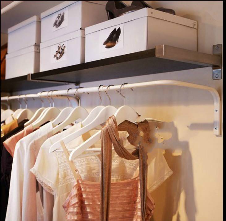 Штанга в шкаф для одежды: виды, размеры, нюансы крепления, особенности